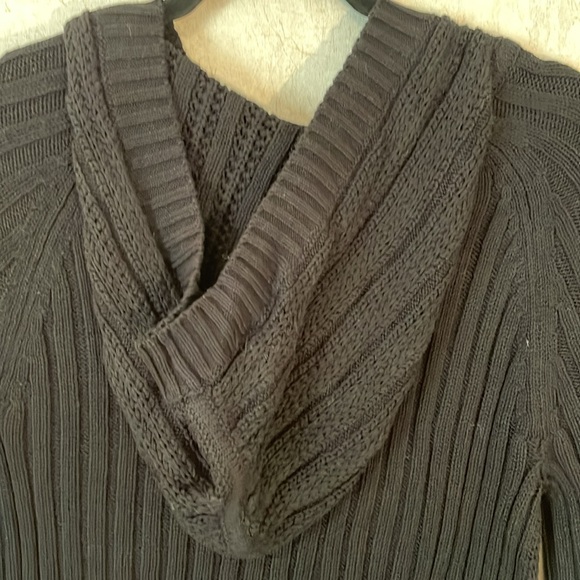 Sonoma cotton sweater black size medium with 3 buttons. NWT. - Picture 5 of 11